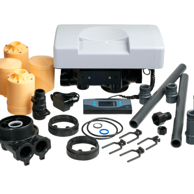 Блок управления RUNXIN TM.F137A TWIN — умягчение, до 6 м3/ч